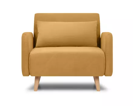 Кресло-кровать Кускен Velvet Yellow