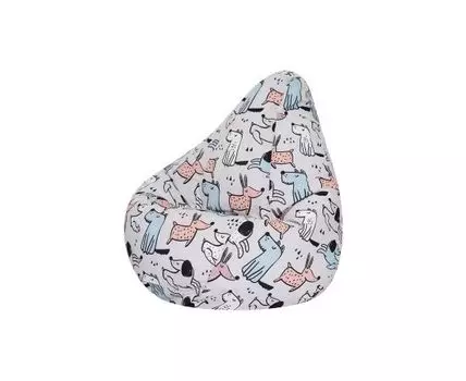 Кресло Мешок Dogs, Велюр (мультиколор)