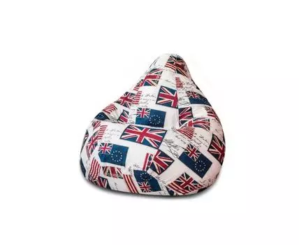 Кресло Мешок Флаги, Жаккард (мультиколор)