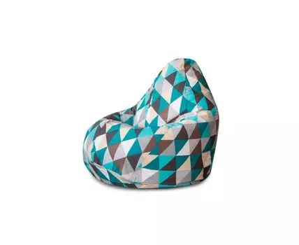 Кресло Мешок Изумруд, Жаккард (мультиколор)