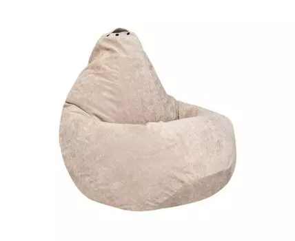 Кресло-мешок Микровельвет (125, 85, Груши, Бежевый, 85)