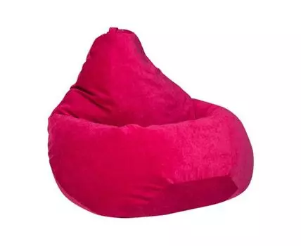 Кресло-мешок Микровельвет (125, 85, Груши, Розовый, 85)