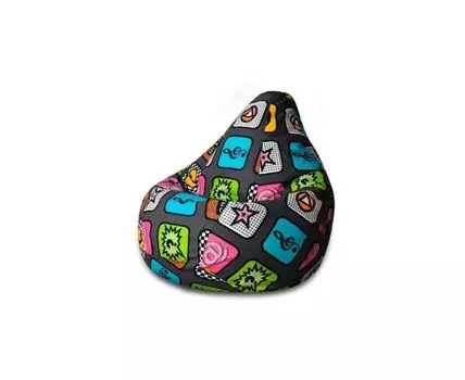 Кресло Мешок Play, Жаккард (мультиколор)