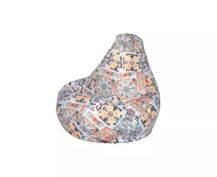 Кресло Мешок Сиена Терракот, Велюр (мультиколор)