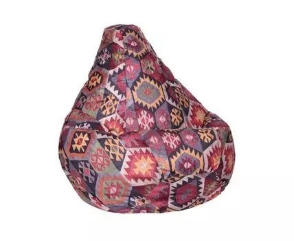 Кресло-мешок Велюр (125, 85, Груши, Мультицвет, 85)