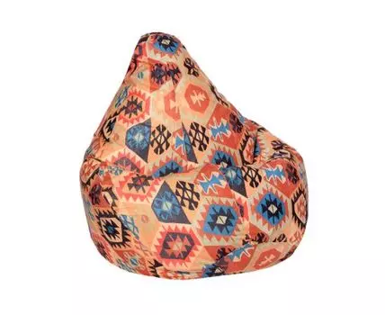 Кресло-мешок Велюр (125, 85, Груши, Мультицвет, 85)
