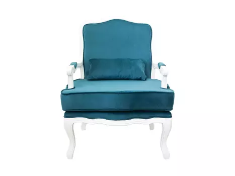 Кресло Nitro blue+white