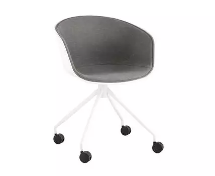 Кресло офисное LIBRA рогожка серый