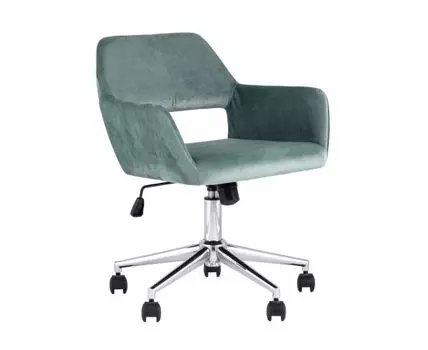 Кресло офисное Ross велюр морской