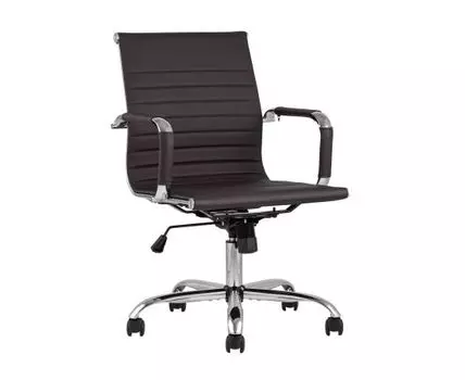 Кресло офисное TopChairs City S коричневое