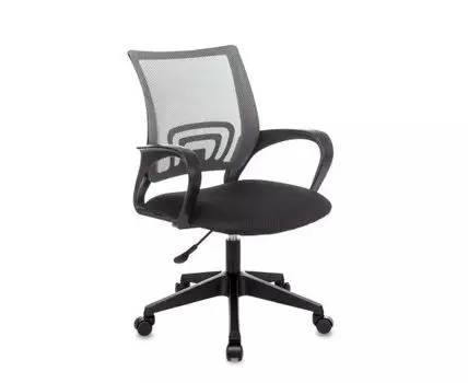 Кресло офисное TopChairs ST-Basic сетка/ткань темно-серый