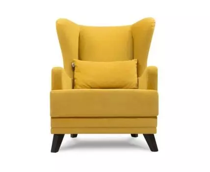 Кресло Оксфорд Velvet Yellow