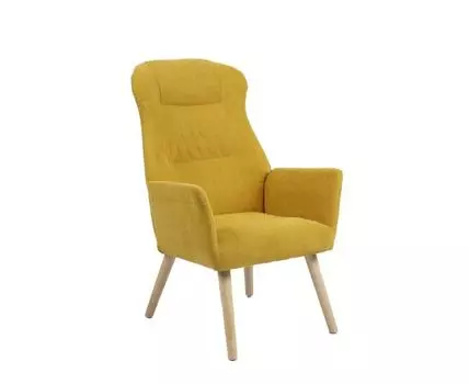 Кресло Парлор жёлтый