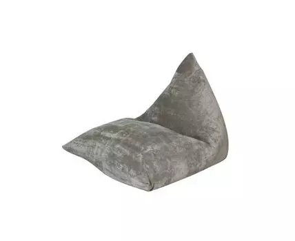 Кресло Пирамида Серый Микровельвет (Серый, 115)