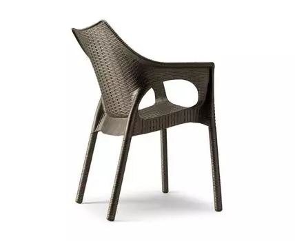 Кресло пластиковое Olimpia Trend (Коричневый, 55)