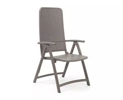 Кресло пластиковое складное Darsena (светло-серый, 59)