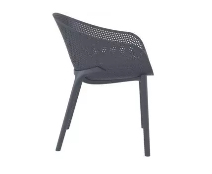 Кресло пластиковое Sky (темно-серый, 54)