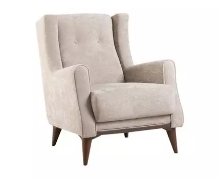 Кресло Плимут (92, 88, Плоские пружины «змейка», Бежевый, 77)