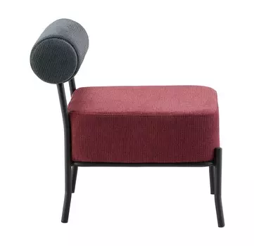 Кресло Ponpoun тёмно-серый бордо