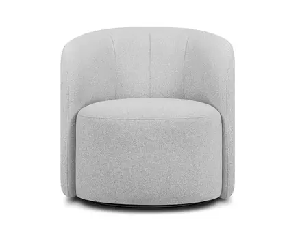 Кресло поворотное Мэник Textile Silver
