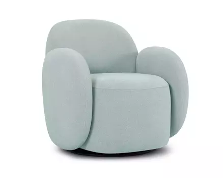 Кресло поворотное Теоп Bucle Mint