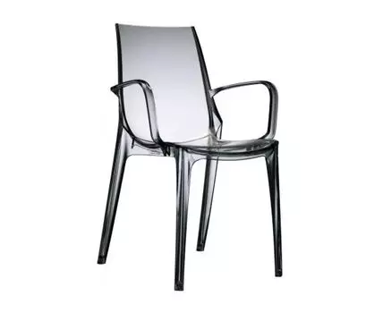 Кресло прозрачное Vanity (Серый, 57)