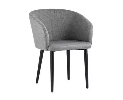 Кресло Ральф рогожка тёмно-серый