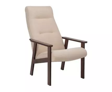 Кресло Ретро (100, 95, Пенополиуретан, Коричневое дерево, 63)