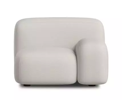 Кресло Риббл-13 Bucle White