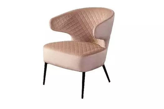 Кресло Richard ромб, бархат бежевый 5