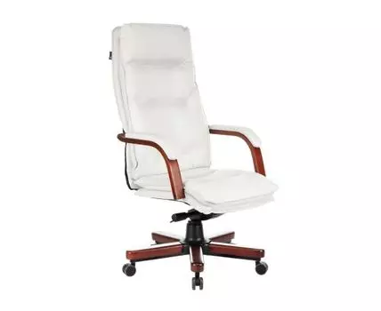 Кресло руководителя Икарус (123/129, 75, Регулируемые по высоте, Белый, 63)