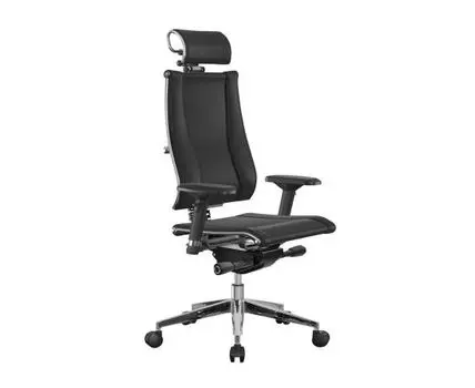 Кресло руководителя METTA Y4DF B2-17D (1130 / 1370, 700, Регулируемые по высоте, Черный, 690)