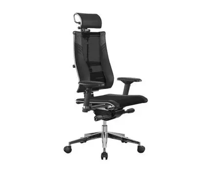 Кресло руководителя METTA Y4DT B2-15D (1130 / 1370, 700, Регулируемые по высоте, Черный, 690)