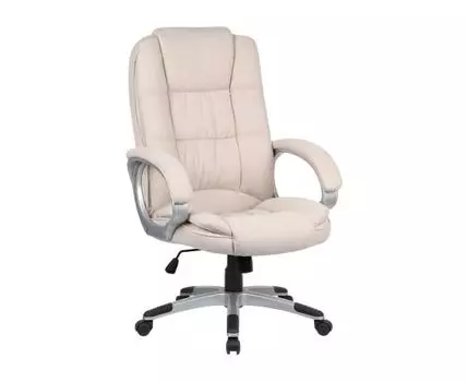 Кресло руководителя Пегас (107,5 / 117,5, 64, Регулируемые по высоте, Бежевый, 66,5)