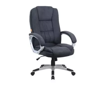 Кресло руководителя Пегас (107,5 / 117,5, 64, Регулируемые по высоте, Черный, 66,5)