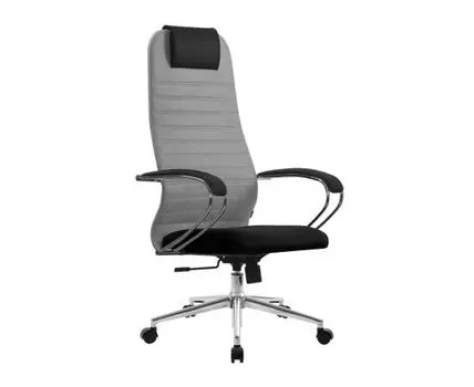 Кресло руководителя SU-B-10/подл.131/осн.009 (119/129, 70, Регулируемые по высоте, Серый, 67)