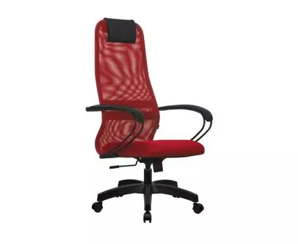 Кресло руководителя SU-B-8/подл.130/осн.001 (117/127, 69, Регулируемые по высоте, Красный, 67)