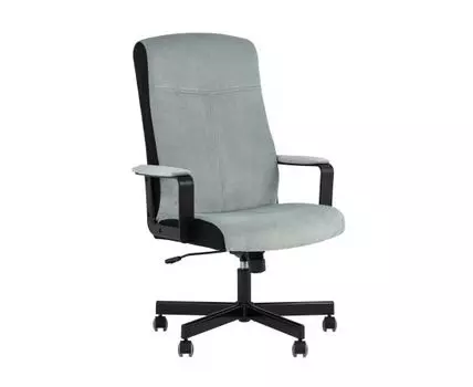 Кресло руководителя TopChairs ST-DOMINGO серо-голубой