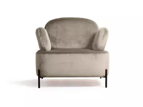 Кресло с металлическими опорами Dream
