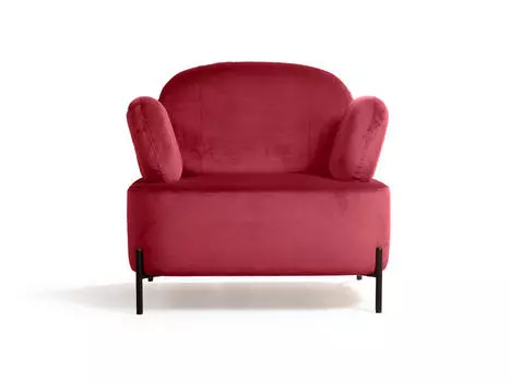 Кресло с металлическими опорами Dream