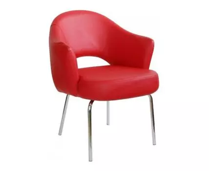 Кресло с обивкой A621 (Красный, 63)