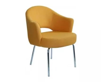 Кресло с обивкой A621 (Желтый, 63)