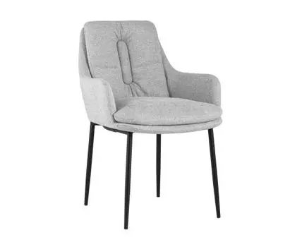 Кресло Саманта рогожка светло-серый