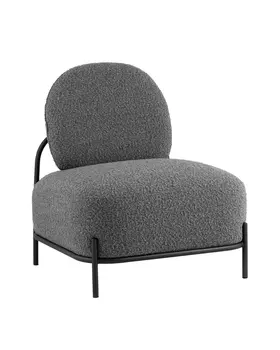 Кресло Стоун new ткань букле тёмно-серый