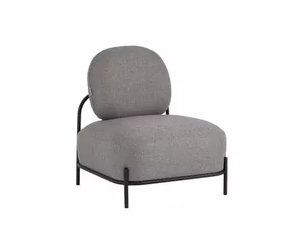 Кресло Стоун рогожка серый