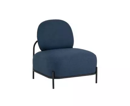 Кресло Стоун рогожка синий