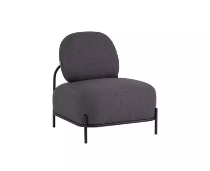 Кресло Стоун рогожка тёмно-серый