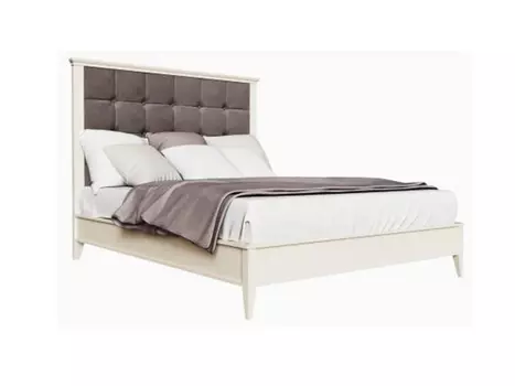 Кровать 140x200 с мягким изголовьем