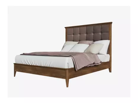 Кровать 160x200 с мягким изголвьем