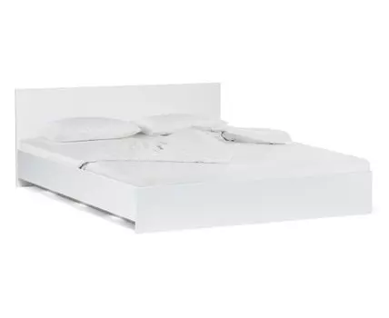 Кровать Адайн 160х200 белое дерево / белое дерево